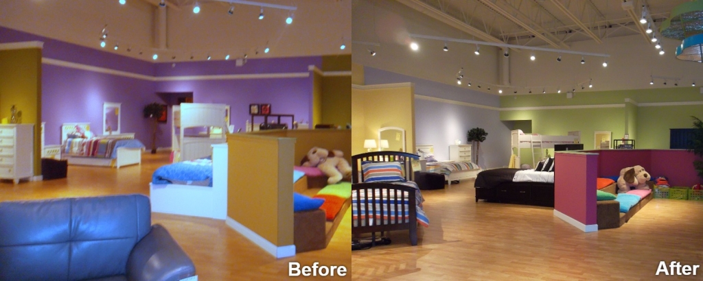 Ashley Furniture Painting before and after
