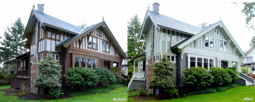 Character Home Painting before and after