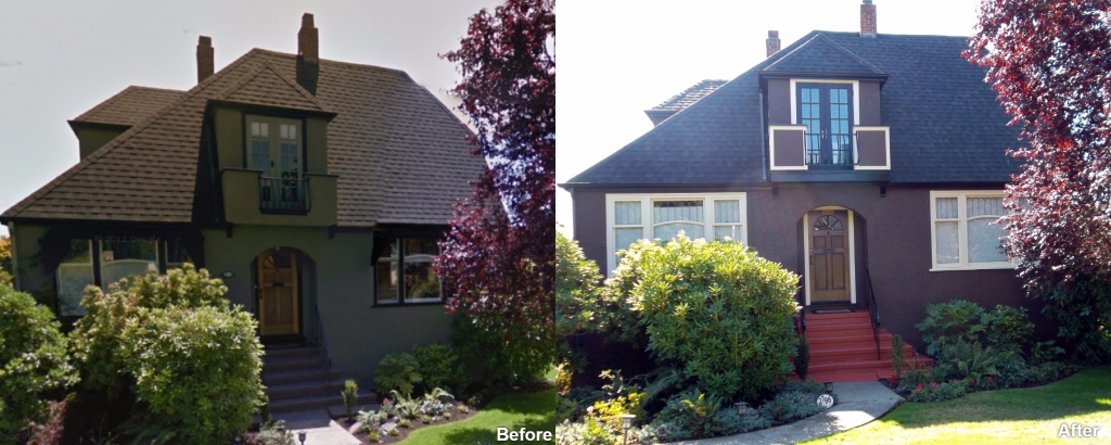 Oak Bay Character Home before and after